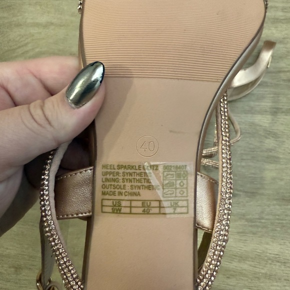 NWOT Size 9 City Chic Women's Plus Size Heel Sparkle Glitz Ankle Boot - Picture 7 of 8